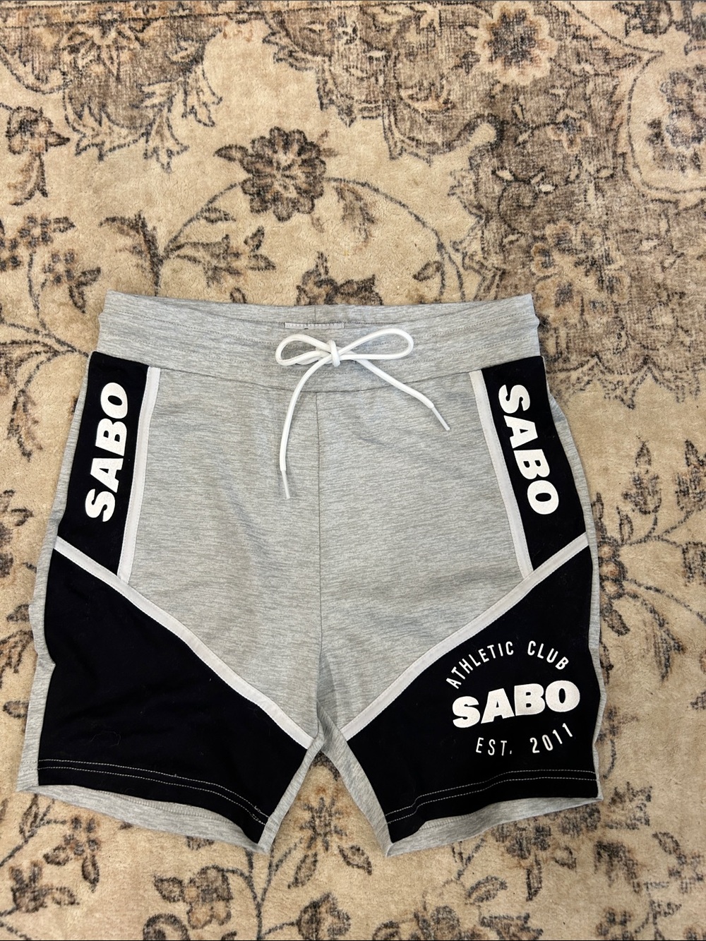 Sabo Skort Athletic Grey & Black Bike Shorts